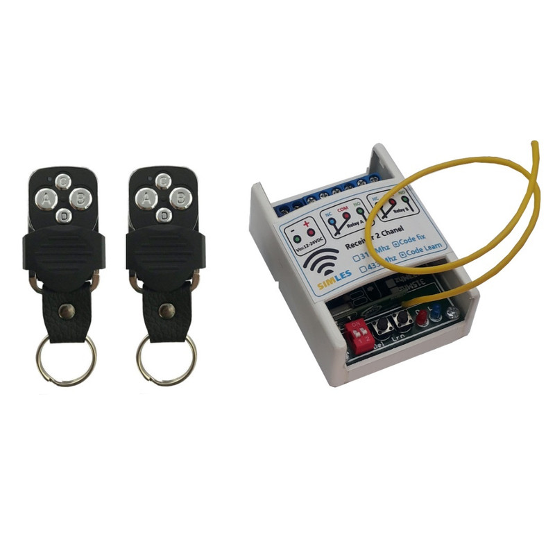 ریموت در پارکینگ مدل گیرنده و ریموت دو کانال ریموت در پارکینگ مدل گیرنده و ریموت دو کانال