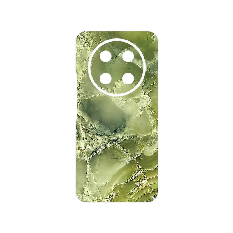 برچسب پوششی ماهوت مدل Green_Crystal_Marble مناسب برای گوشی موبایل آنر X9c