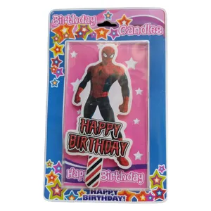 شمع تولد طرح مرد عنکبوتی