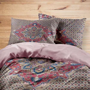 سرویس روتختی مدوپد طرح فرش سنقر مدل C-Sanghar06 یک نفره 4 تکه