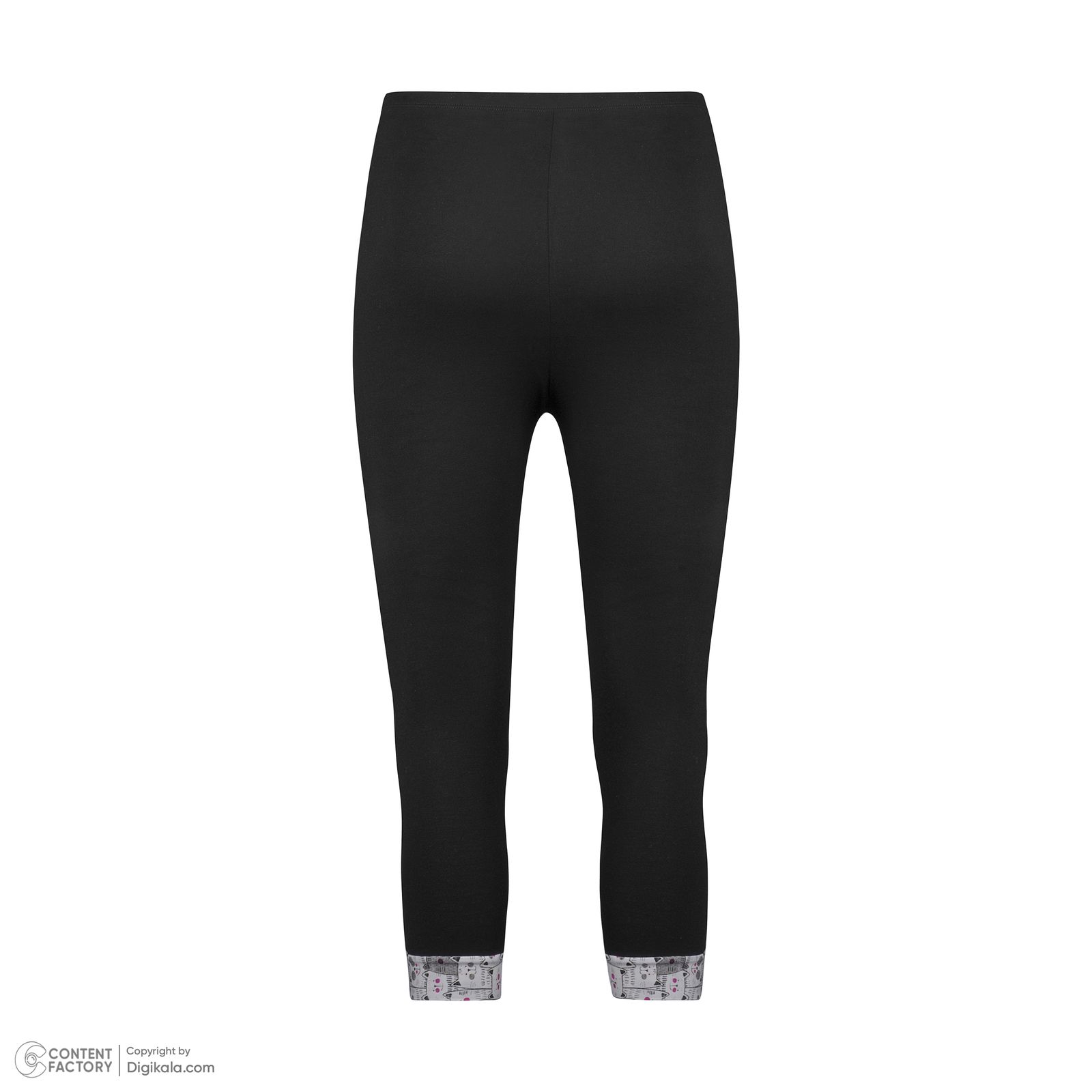 ست تی شرت و شلوارک زنانه پنبینه مدل نخ پنبه طرح گربه -  - 8