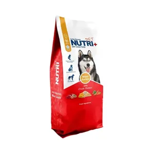 غذای خشک سگ نوتری پت مدل جونیور نژاد بزرگ با طعم گوشت، ماهی و سبزیجات وزن ۱۰ کیلوگرم