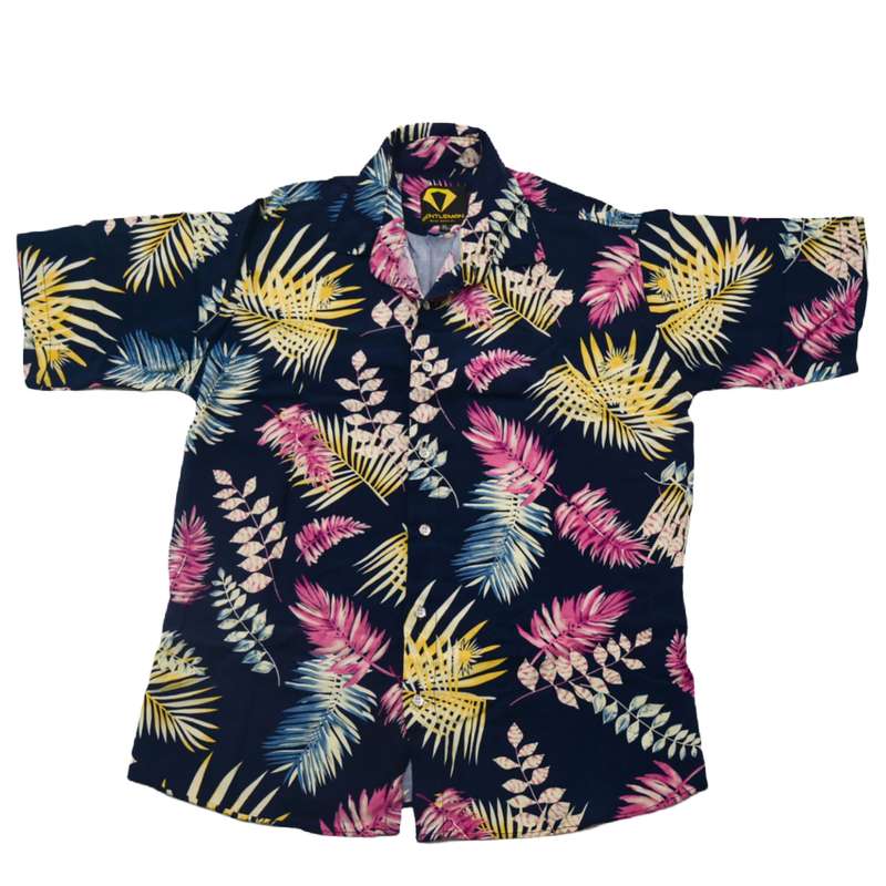 پیراهن آستین کوتاه مردانه مدل هاوایی جنتلمن 03