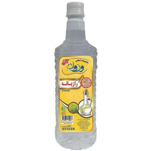 عرق رازیانه دوآتشه وزوان - 1 لیتر