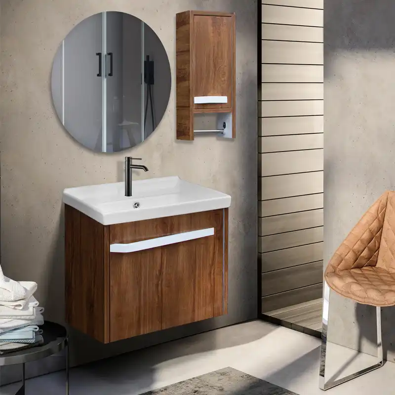 ست کابینت و روشویی آزالیا مدل کایرا کد 04 به همراه  آینه و باکس