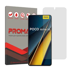 Promate Resistant model transparent screen protector suitable for Xiaomi Poco X6 Pro mobile phone