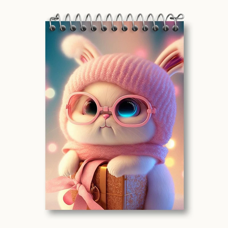 دفتر یادداشت 50 برگ خندالو مدل خرگوش کد 26229