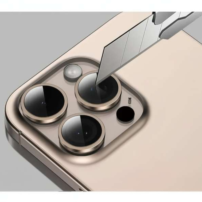 محافط لنز دوربین تیسیکالا مدل رینگ فلزی مناسب برای گوشی موبایل اپل IPhone 16 Pro / 16 Pro Max