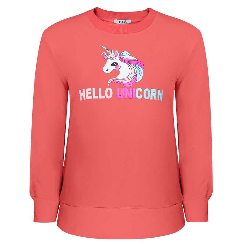سویشرت زنانه طرح یونیکورن مدل 051