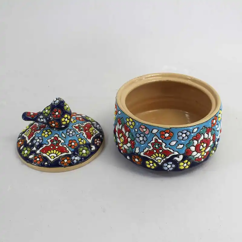 قندان میناکاری سفالی کد are-25