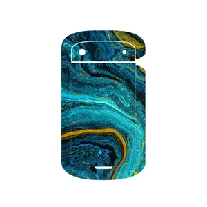 MAHOOT Turquoise marblewith golden streaks Cover Sticker for BlackBerry Bold Touch 9900