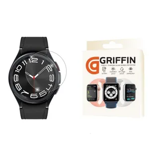 محافظ صفحه نمایش گریفین مدل شیشه ای مناسب برای ساعت هوشمند سامسونگ Galaxy watch6 classic 47mm