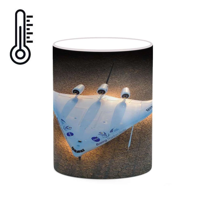 ماگ حرارتی کاکتی مدل هواپیمای جنگنده کد mgh20332