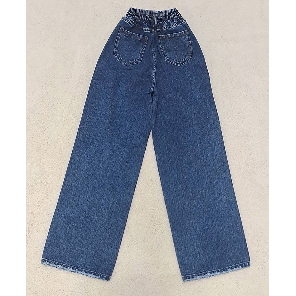 شلوار جین زاپ دار زنانه دیان مدل بگ -  - 5