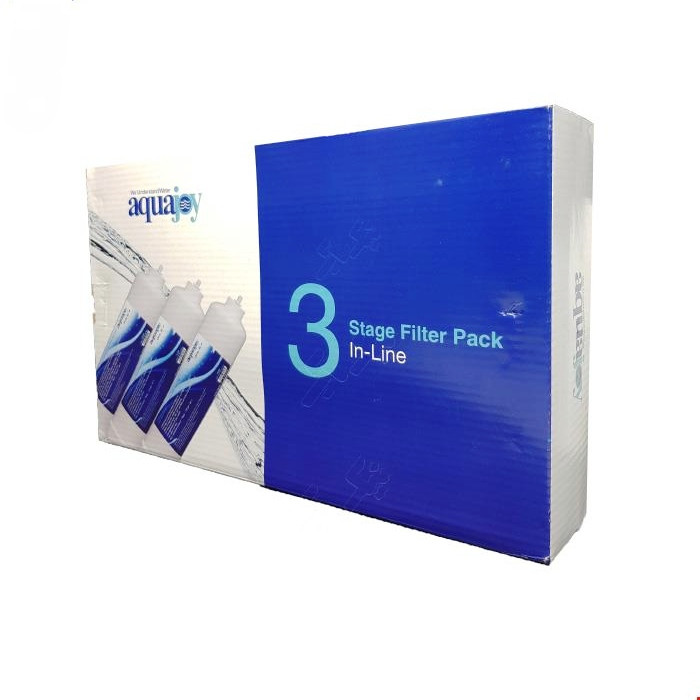 فیلتر دستگاه تصفیه آب آکواجوی مدل 3Stage Inline مجموعه 3 عددی