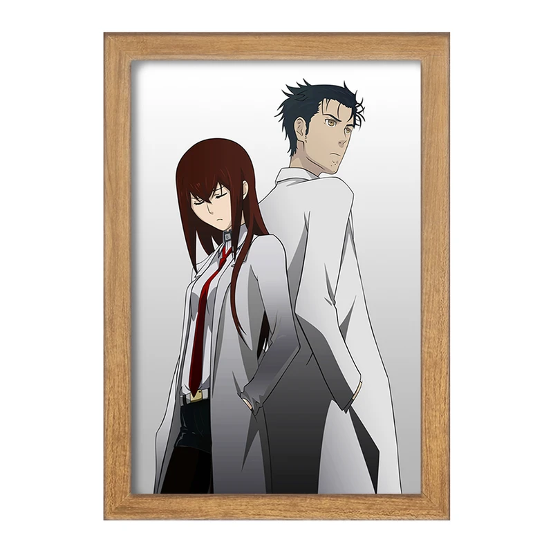 تابلو خندالو مدل رینتارو و کوریسو ماکیسه انیمه اشتاینز گیت  کد 17478