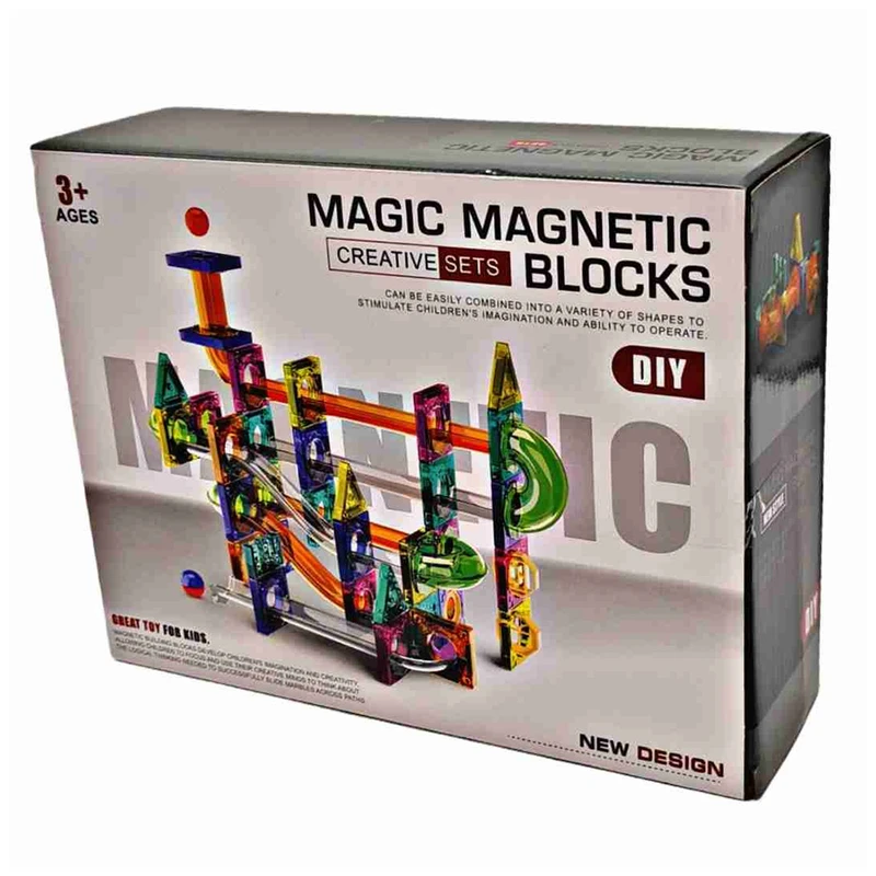 ساختنی 92 تکه مدل بلوک مگنتی طرح مگنت تایل کد 0076