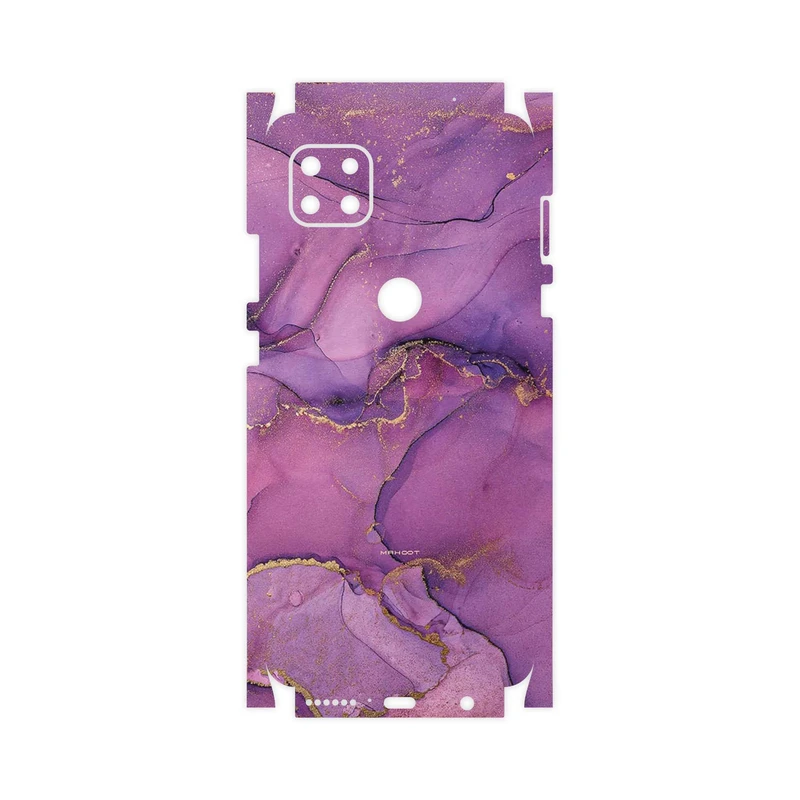 برچسب پوششی ماهوت مدل Purple Marble-FullSkin مناسب برای گوشی موبایل موتورولا MOTO G 5G