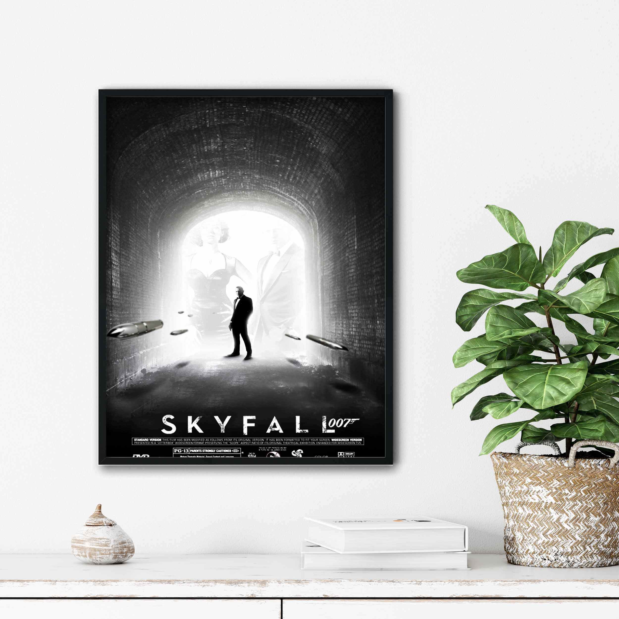 تابلو آتریسا طرح پوستر فیلم Skyfall مدل ATm119