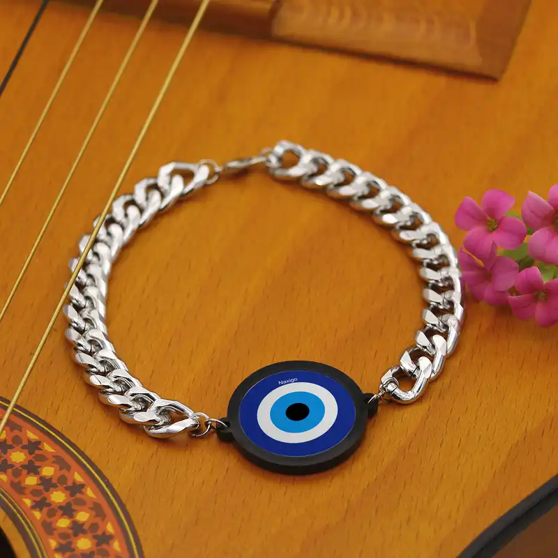 دستبند ناکسیگو مدل چشم نظر کد BZ7169