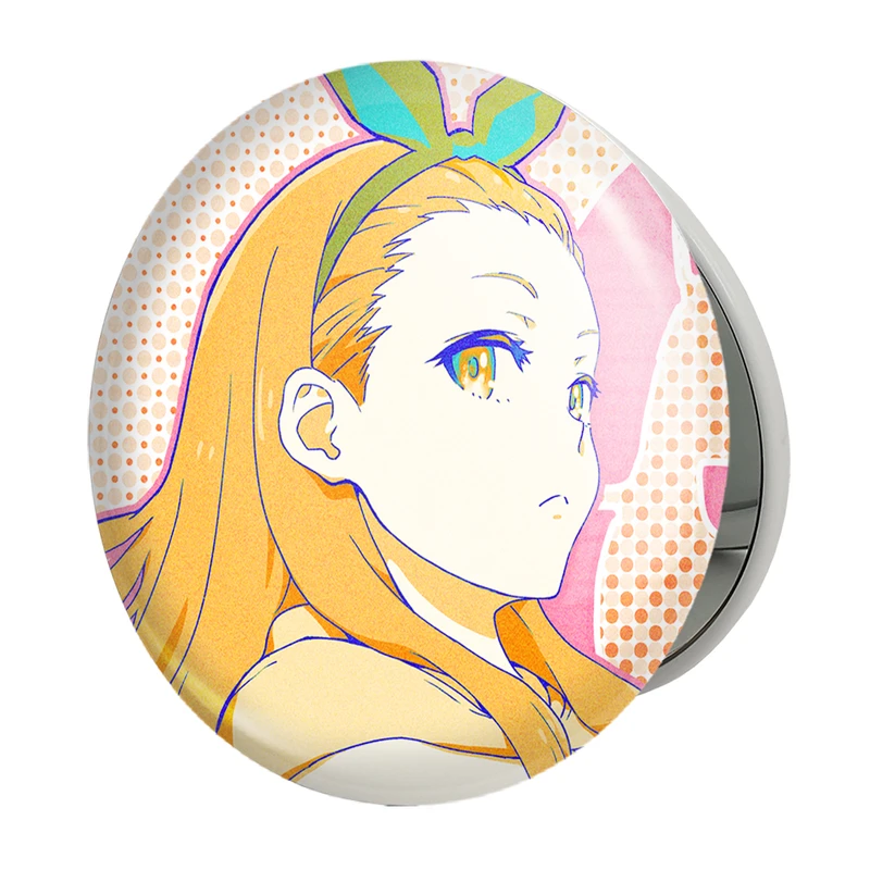 آینه جیبی خندالو طرح کورومی انیمه لیکوریس ریکویل Lycoris Recoil مدل تاشو کد 23096 