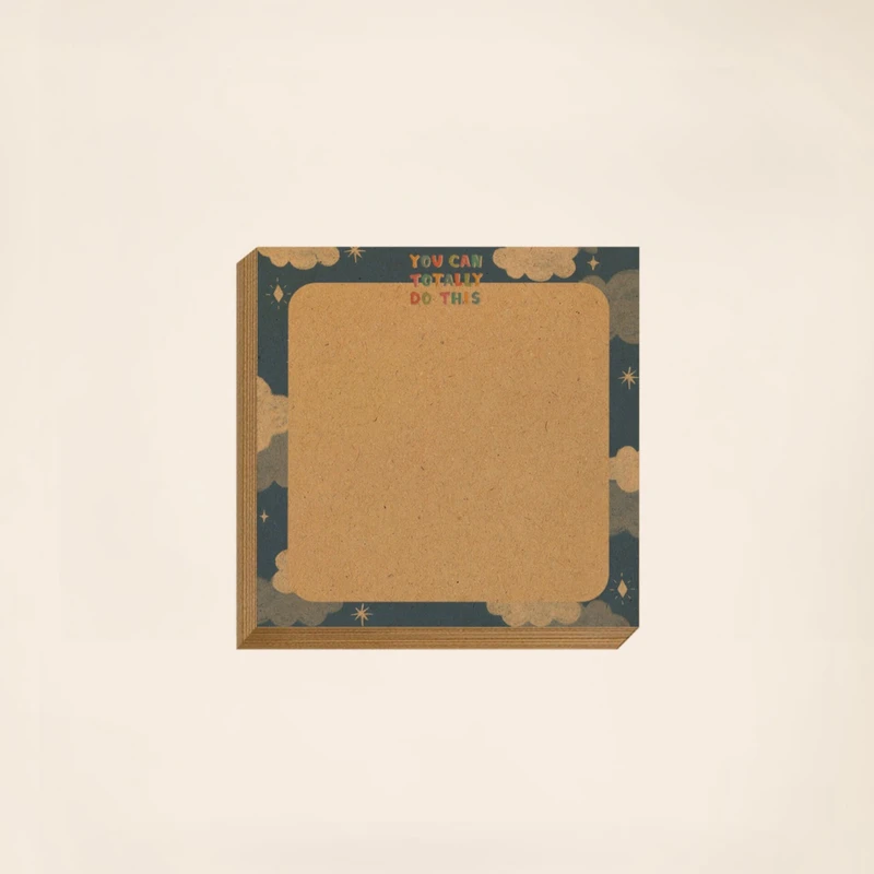 کاغذ یادداشت مریخ مدل Work hard 1052 سایز ۹×۹ سانتیمتر بسته ۱۰۰ عددی 