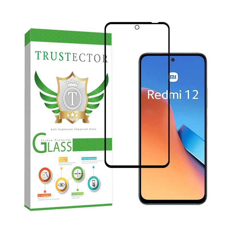 محافظ صفحه نمایش تراستکتور مدل STATICT مناسب برای گوشی موبایل شیائومی Redmi 12 4G / Redmi 12 5G / Redmi Note 13R 5G / آنر X7b