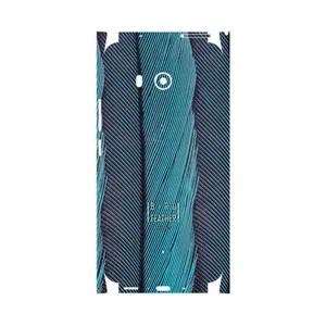 MAHOOT Turquoise feathers-FullSkin Cover Sticker for HTC U11