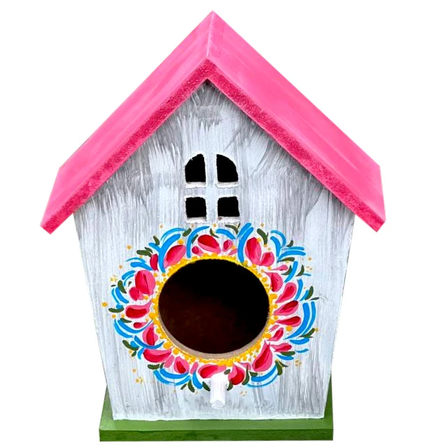  لانه پرنده مدل کلبه چوبی کد SMALL04