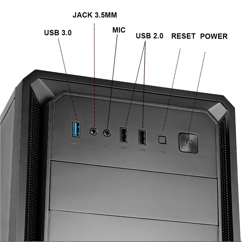 کیس اسمبل شده کران تک مدل  GEN9-P81S2 عکس شماره 3