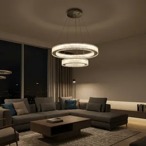 لوستر مدل دو حلقه مدرن 