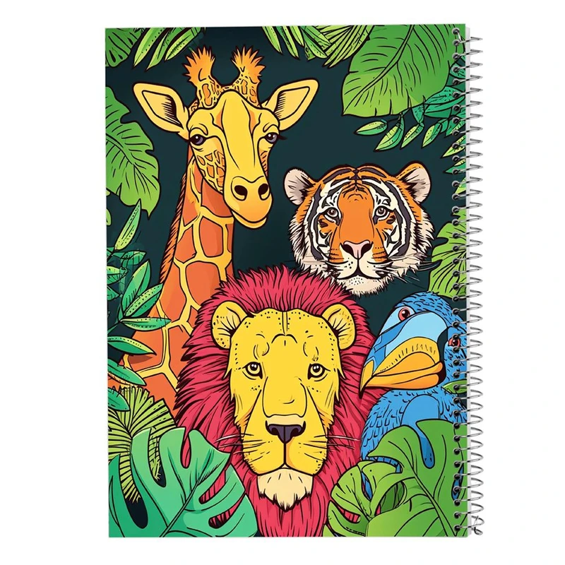 دفتر نقاشی 50 برگ مدوپد مدل موجودات فانتزی کد DF16929