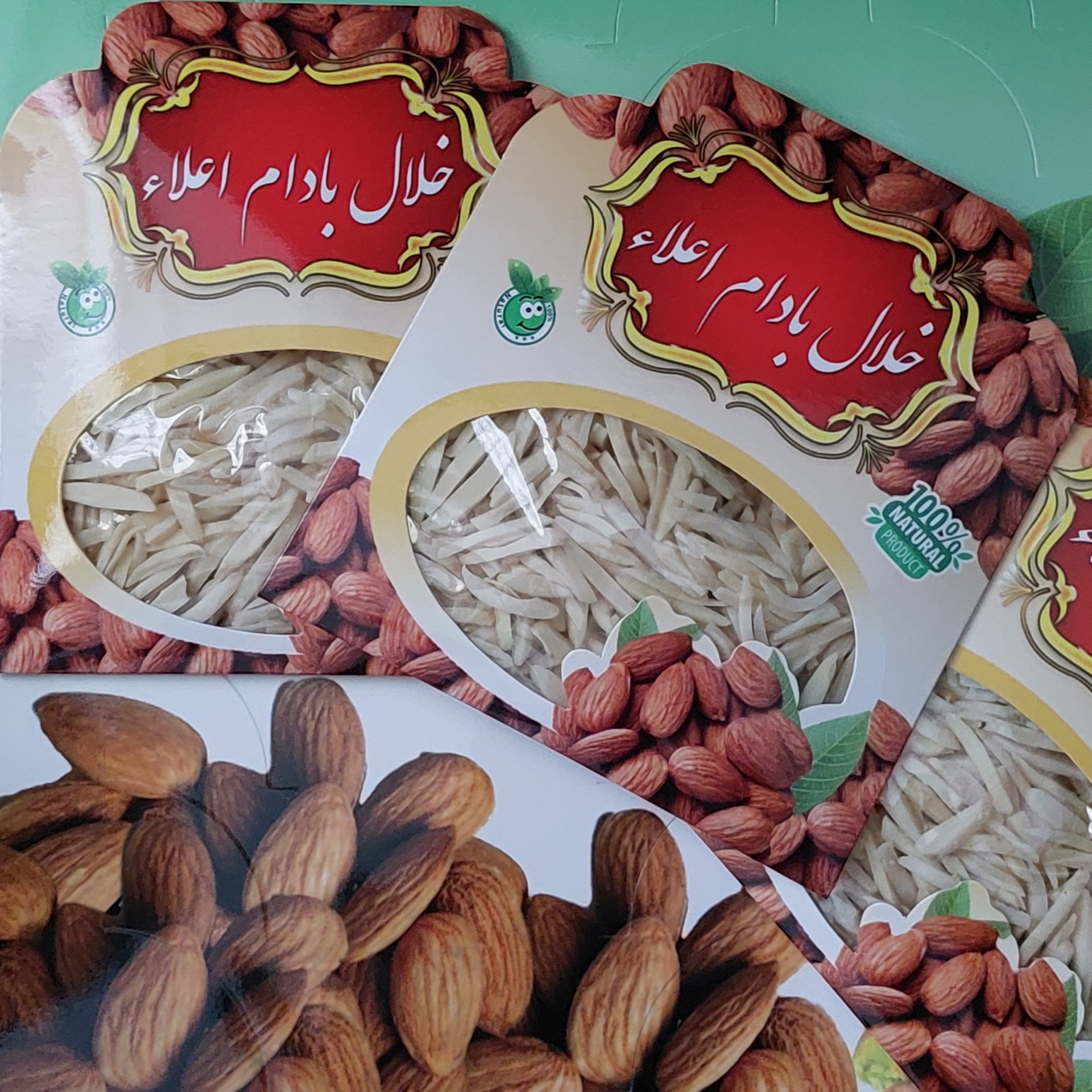 خلال بادام درختی - 15 گرم بسته 5 عددی