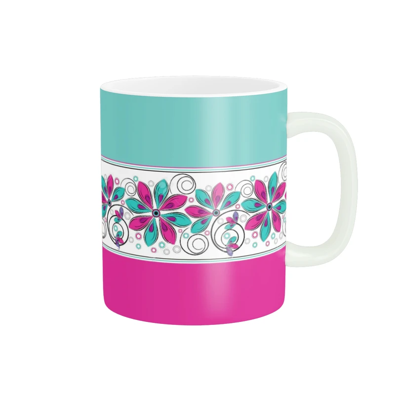 ماگ پاد آفرین طرح گل کد 3388