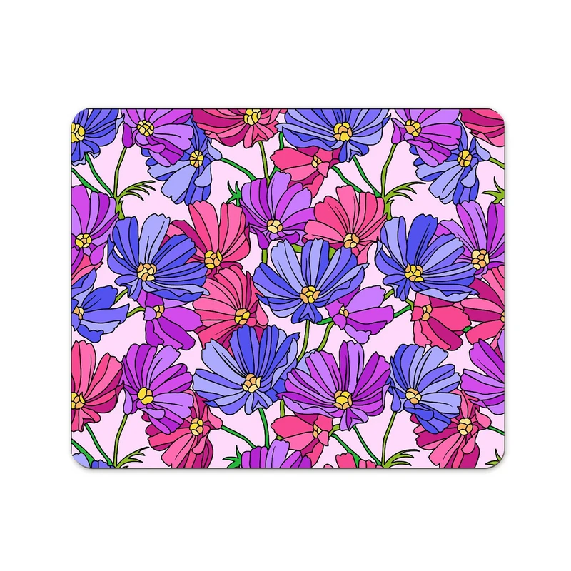 ماوس پد پاد آفرین مدل فانتزی طرح گل کد P217 سایز 19*24 سانتی متر