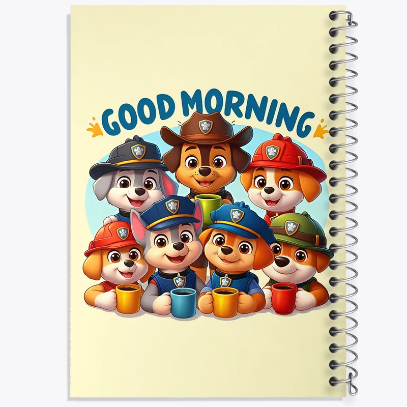 دفتر مشق 100 برگ خندالو طرح سگهای نگهبان کد N3310