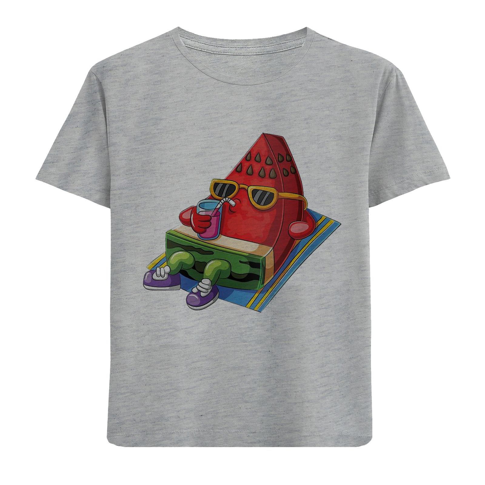 تی شرت آستین کوتاه بچگانه مدل هندوانه F201 -  - 2