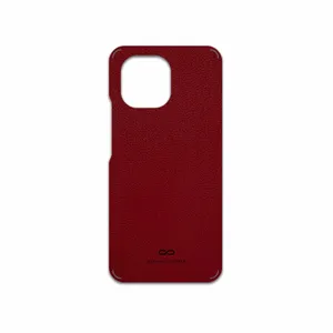 MAHOOT Red-Leather Cover Sticker for Xiaomi Mi 11 5G