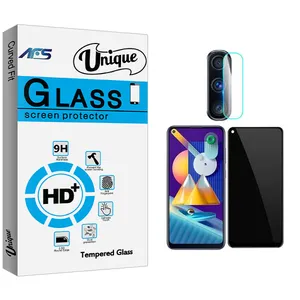 AFS Unique Pro Privacy Screen Protector For Samsung Galaxy M11 With Camera Lens Protector