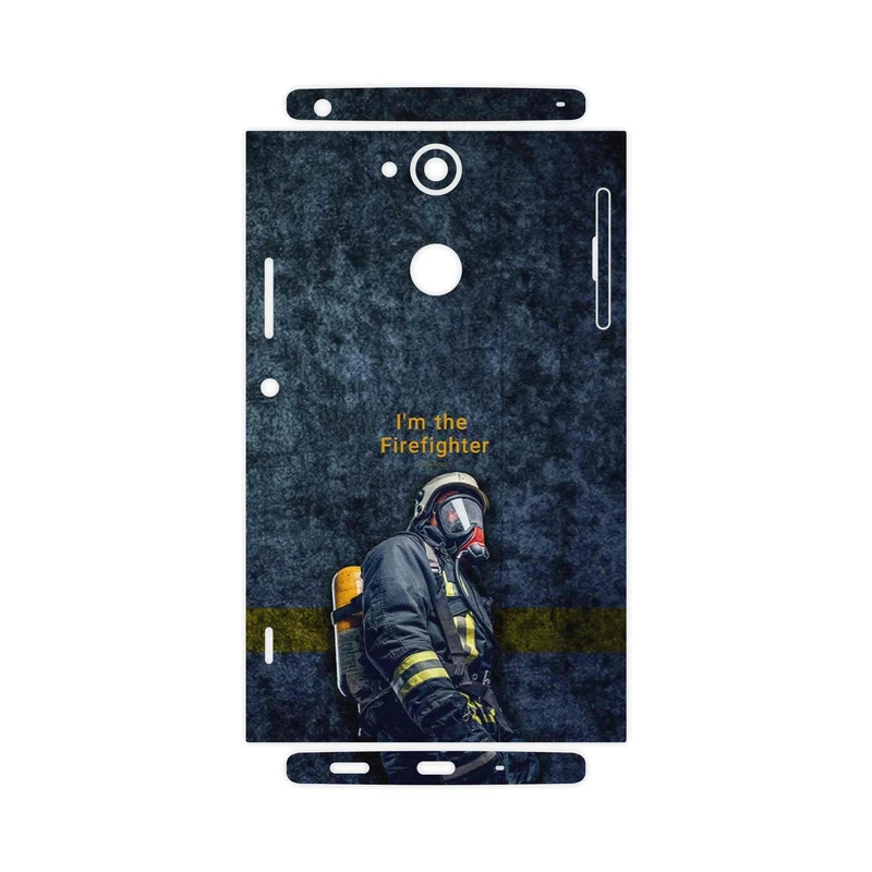 برچسب پوششی ماهوت مدل Firefighter-FullSkin مناسب برای گوشی موبایل سونی Xperia XA2