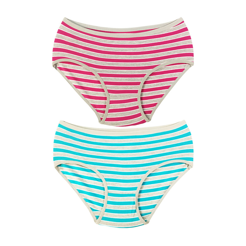 شورت زنانه طرح راه راه کد 1-S371999 مجموعه 2 عددی