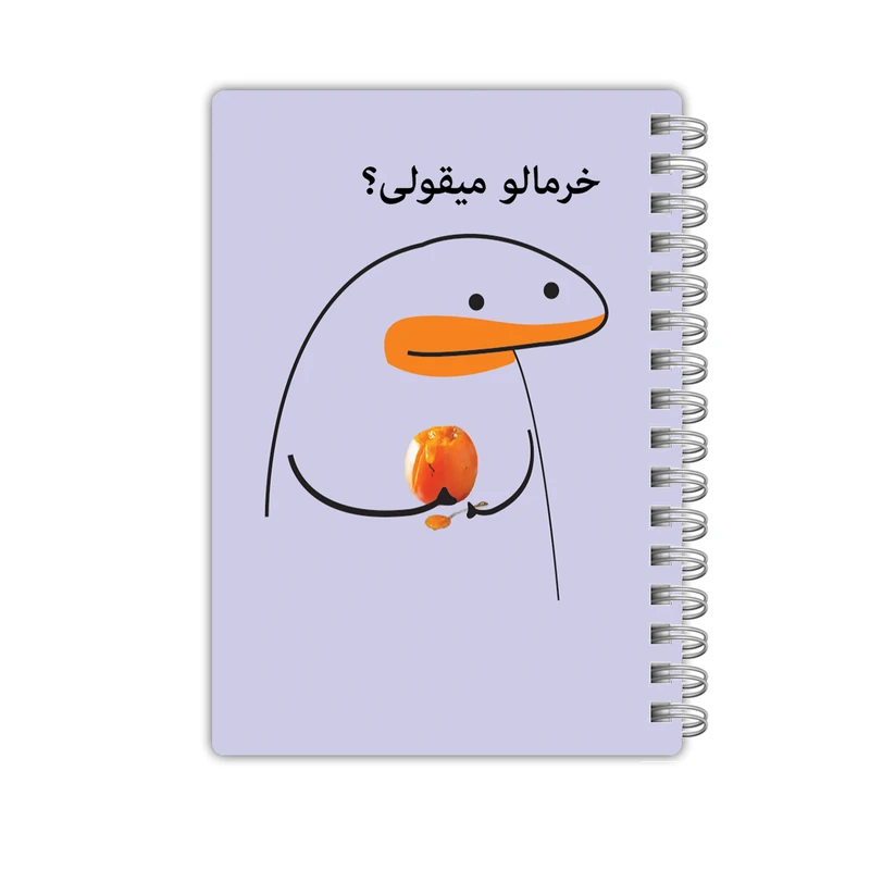 دفتر 40 برگ مدل میقولی کد 2414