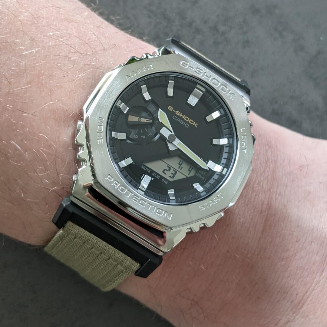 ساعت مچی عقربهای کوارتز مردانه کاسیو مدل GM-2100C-5ADR - - 2