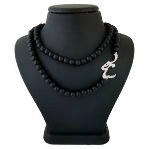 گردنبند نقره زنانه ترمه ۱ طرح ستاره کد mas 00311