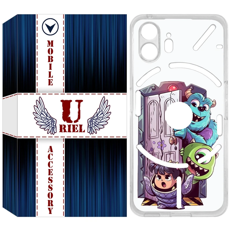 کاور یوریل مدل Clear کد 67 طرح سالیوان مناسب برای گوشی موبایل ناتینگ فون 2