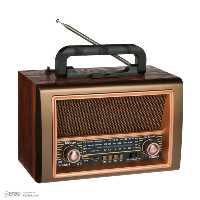 رادیو ساووی مدل SV-1230BT