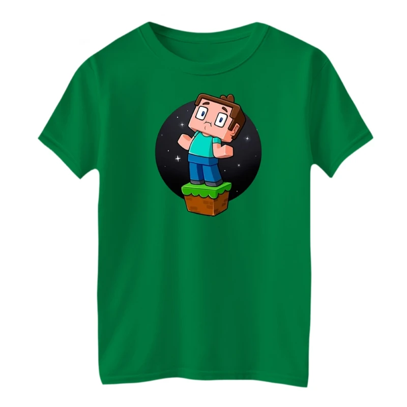 تی شرت آستین کوتاه بچگانه مدل ماینکرفت کد 08