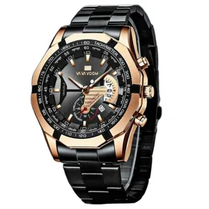 ساعت مچی عقربه‌ای مردانه مدل سه موتور فعال کورنوگراف 