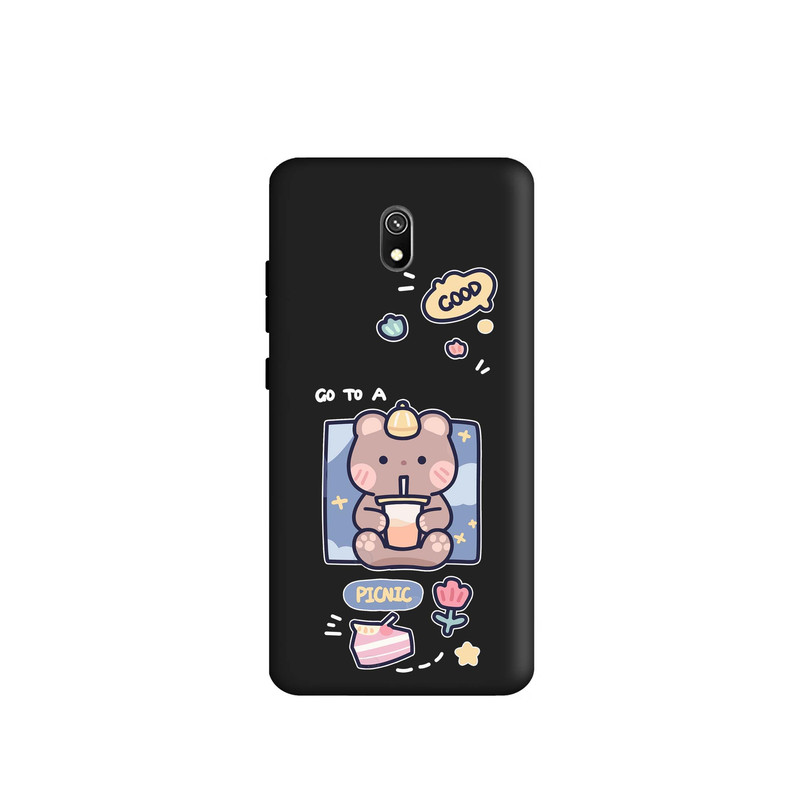 کاور طرح خرس شکمو کد m2690 مناسب برای گوشی موبایل شیائومی Redmi 8A