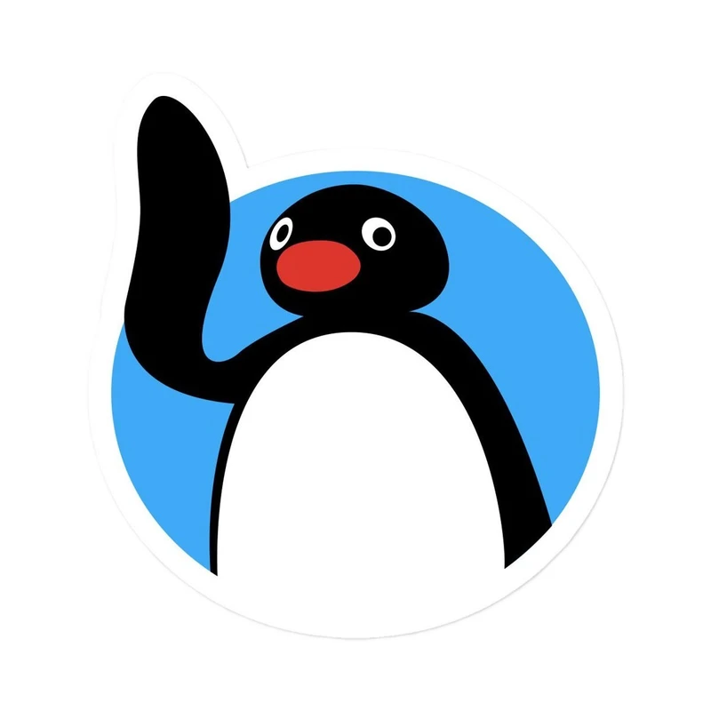 استیکر موبایل، لپ تاپ و تبلت طرح پنگوئن کد 1080
